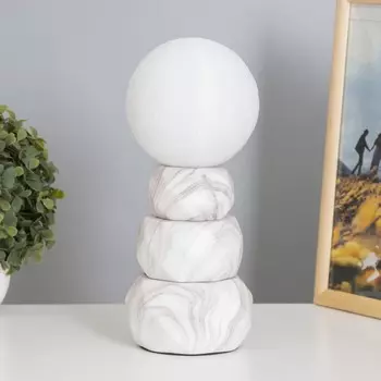 Лампа настольная «Амани» 140 Вт Е14 белый 11.511.528 см