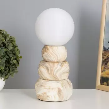 Лампа настольная «Амани» 140 Вт Е14 бежевый 11.511.528 см