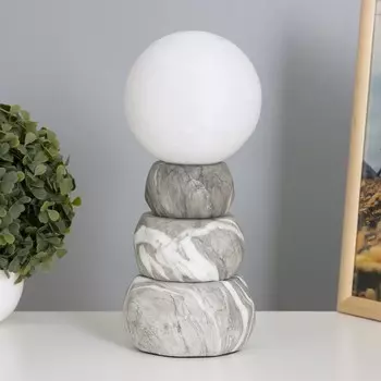 Лампа настольная «Амани» 140 Вт Е14 серый 11.511.528 см