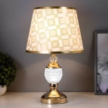 Лампа настольная «Азалия» 140 Вт Е27 220 В золото 252540 см RISALUX