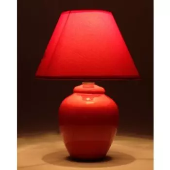 Лампа настольная "Азалия", 220V, красная RISALUX