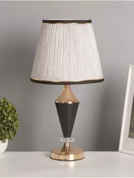 Лампа настольная «Барин» 140 Вт Е27 черный/золото 252547 см