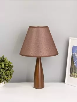 Лампа настольная RISALUX ЭКО «Тон» 140 Вт Е27 темно-коричневый 242441.5 см