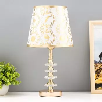 Лампа настольная «Бирма» 160 Вт E27 золото 212140 см