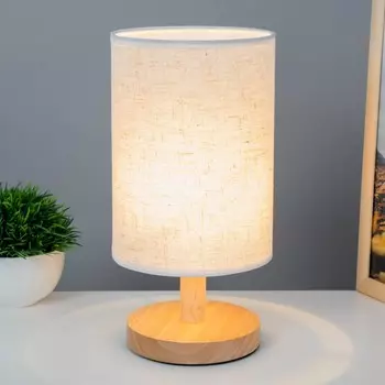 Лампа настольная «Брюссель» 140 Вт E27 белый 141427 см RISALUX