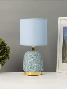 Лампа настольная «Букет» 140 Вт Е14 голубой 14.514.530 см МОДЕЛЬ