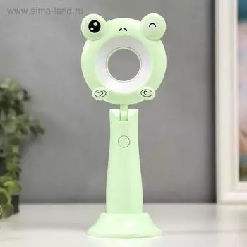 Лампа настольная c АКБ 16220/1 16х LED 4 Вт 3000/6000К USB зеленый 7.89.524 см