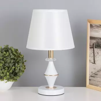 Лампа настольная «Чаро» 140 Вт Е27 белый 212137 см