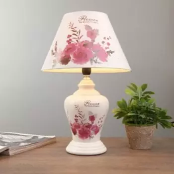 Лампа настольная «Цветочный букет» 1xE14 40вт белый 242439.5 см RISALUX