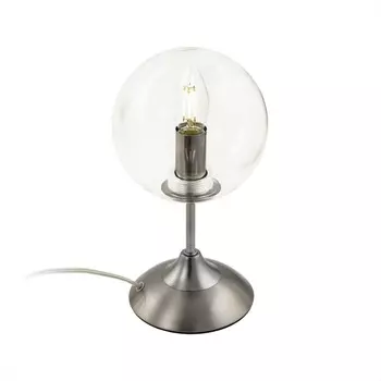 Лампа настольная декоративная Citilux «Томми» CL102811 15х15х28 см, 1х40Вт, E14, цвет серый