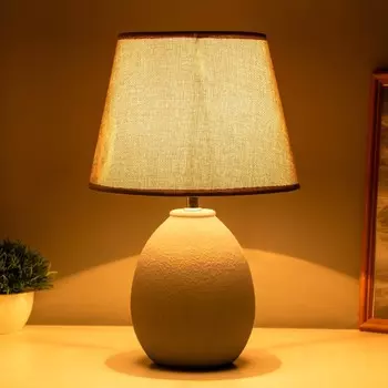 Лампа настольная «Джия» 140 Вт Е14 серый 222234 см