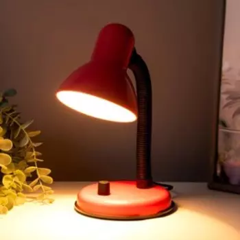 Лампа настольная Е27, светорегулятор (220В) розовая (203А)