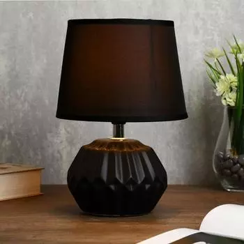 Лампа настольная «Фавия» 140 Вт Е14 черный 202028 см RISALUX