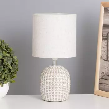 Лампа настольная «Иона» 140 Вт Е14 серый 131325 см