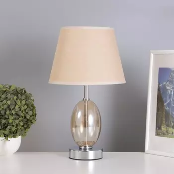 Лампа настольная «Изольда» 140 Вт Е27 шампань 22.522.538 см