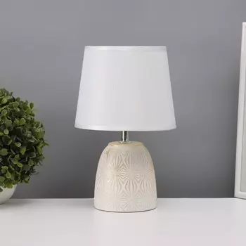 Лампа настольная «Калейдоскоп» 140 Вт Е14 белый 202034 см