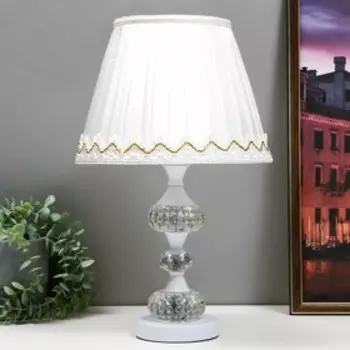 Лампа настольная «Калиопа» Е27 40 Вт белый 4525.525.5 см