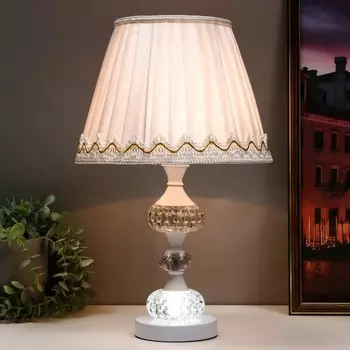 Лампа настольная «Калиопа» Е27 40 Вт белый 4525.525.5 см