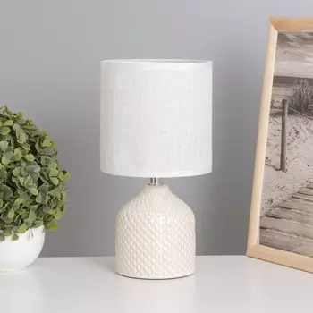 Лампа настольная «Каталина» 140 Вт Е14 бежевый 131325 см