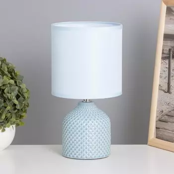 Лампа настольная «Каталина» 140 Вт Е14 голубой 131325 см