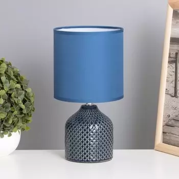 Лампа настольная «Каталина» 140 Вт Е14 синий 131325 см