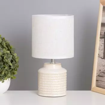 Лампа настольная «Катрина» 140 Вт Е14 бежевый 131325 см