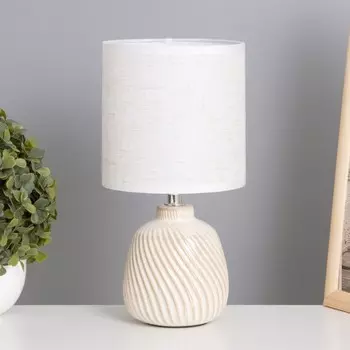 Лампа настольная «Кения» 140 Вт Е14 бежевый 131325 см