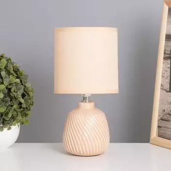 Лампа настольная «Кения» 140 Вт Е14 какао 131325 см