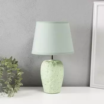 Лампа настольная «Кира» 140 Вт Е14 мятный 202034 см