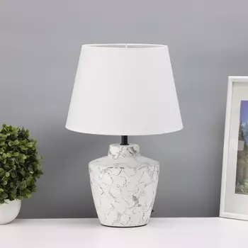 Лампа настольная «Клауд» 140 Вт Е27 белый/черный 252538,,5 см