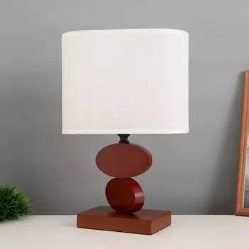 Лампа настольная «Клауд» 140 Вт Е27 орех красный 1224.838 см