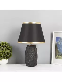 Лампа настольная «Клойд» 140 Вт Е27 черный/золото 252540 см