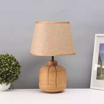 Лампа настольная «Кока» 140 Вт Е27 карамель 252538,,5 см