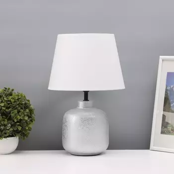 Лампа настольная «Кока» 140 Вт Е27 серебро 252538,,5 см