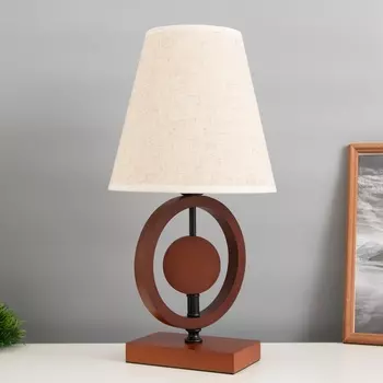 Лампа настольная «Конье» 140 Вт Е27 красный орех 11.511.527 см