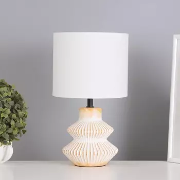 Лампа настольная «Крим» 140 Вт Е14 бежевый/оранжевый 181829 см