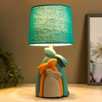 Лампа настольная "Крольчата" 1х40Вт Е14