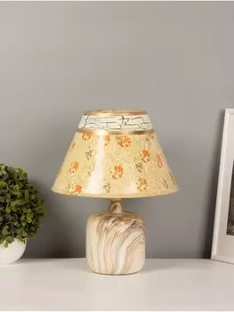 Лампа настольная «Латона» 140 Вт Е14 бежевый 202033 см RISALUX