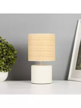 Лампа настольная «Лиза» 140 Вт Е14 белый 131324 см