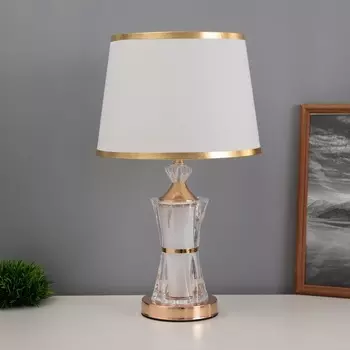 Лампа настольная «Лусия» 140 Вт Е27 13 Вт LED золото 252545 см