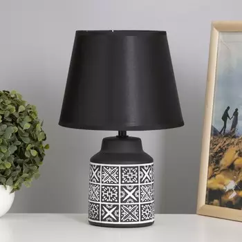 Лампа настольная «Люсли» 140 Вт Е14 черный 19.519.533.5 см