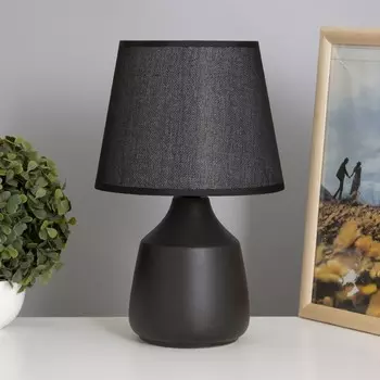 Лампа настольная «Мануэла» 140 Вт Е14 черный 19.519.533.5 см