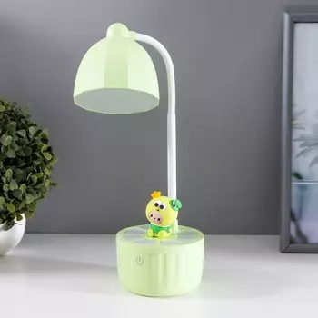 Лампа настольная «Мини лягушенок» LED 3 режима 6.4 Вт USB салатовый 101037.5 см RISALUX