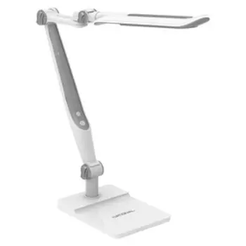 Лампа настольная National NL-85LED, сенсор, 10Вт, цвет белый-серебристый