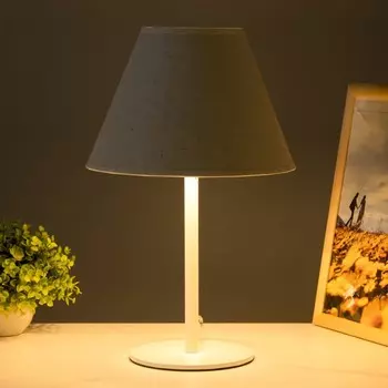 Лампа настольная RISALUX «Oliver», 115 Вт Е27, белый, 252540 см