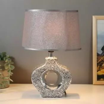 Лампа настольная "Ортико" 1хЕ14 40Вт хром 15х5,5х22 см