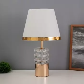 Лампа настольная «Паулина» 140 Вт Е27 15 Вт LED золото 252543 см