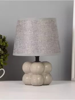 Лампа настольная RISALUX «Бабл», 40 Вт, Е14, серый, 181826 см