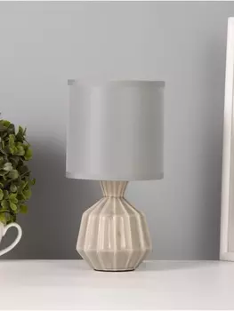 Лампа настольная RISALUX «Центр», 40 Вт, Е14, серый, 121224 см