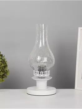 Лампа настольная RISALUX ЭКО «Татьяна» 140 Вт Е27 белый 141434 см